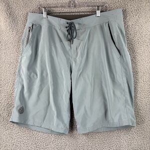 Stio CFS Board Shorts Men’s 36x19 Blue Hybrid Swim Quick Dry Hiking 10” Inseam